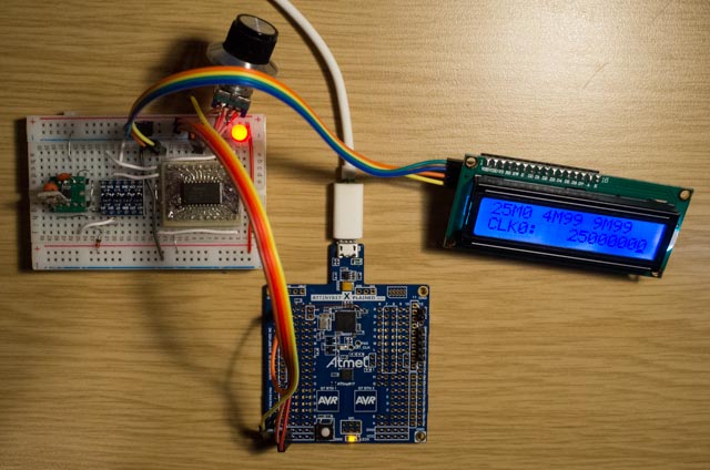 ATtiny3216 breadboard