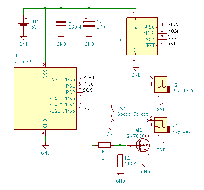 Morse Keyer Circuit