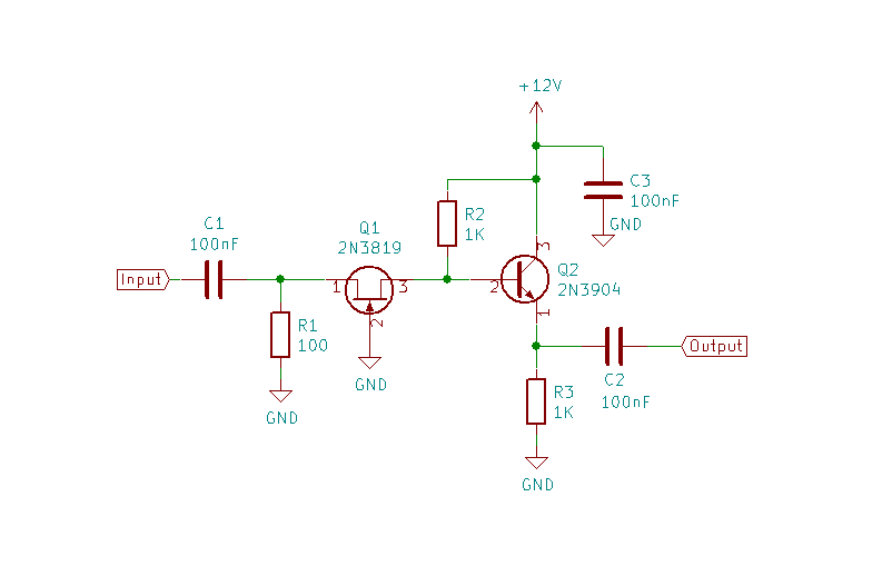 RX Preamp Circuit Diagram