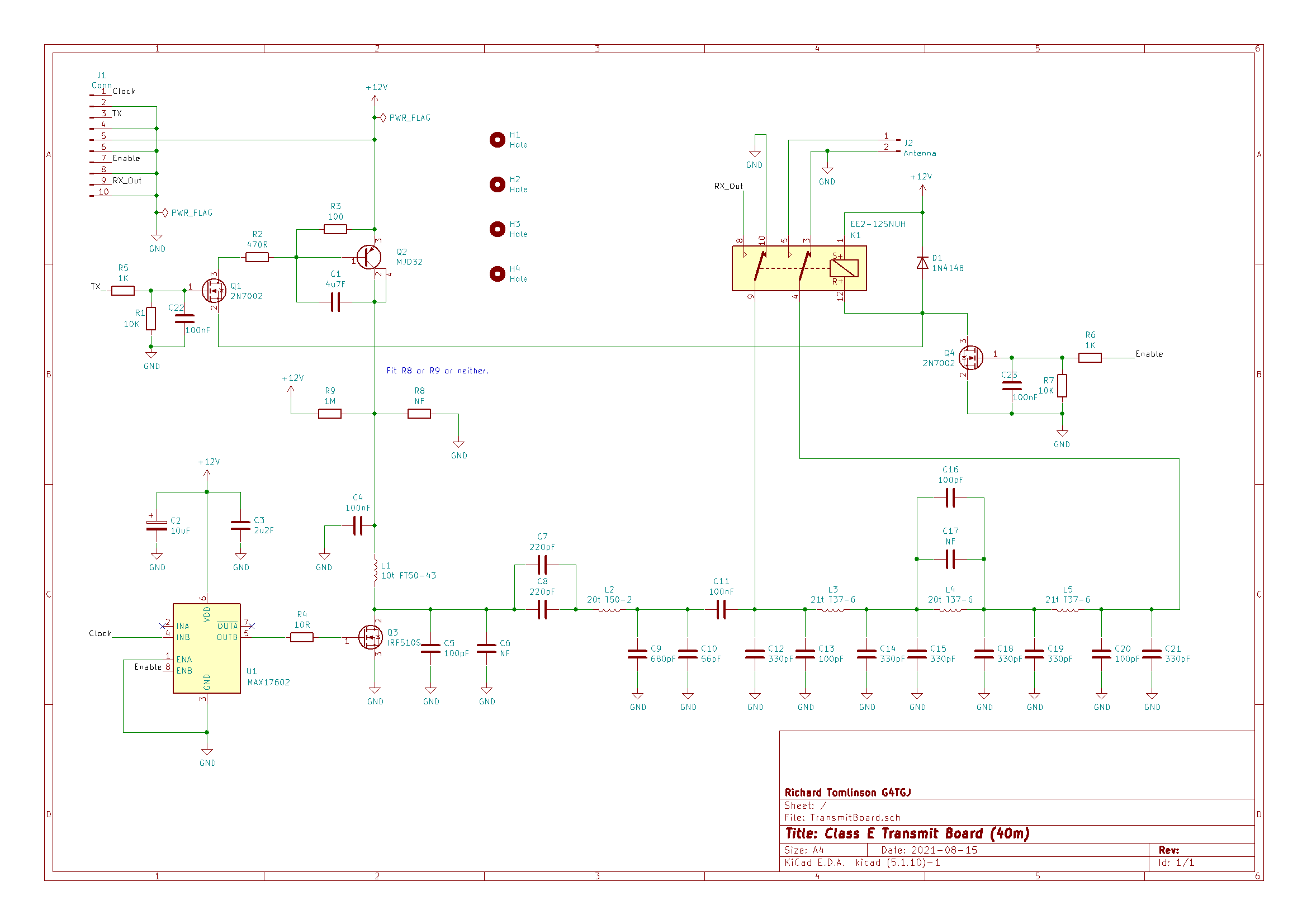 Transmit Board schematic